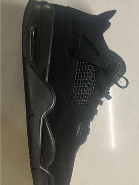 Jordan Men's Black Retro High-Top Basketball Sneakers